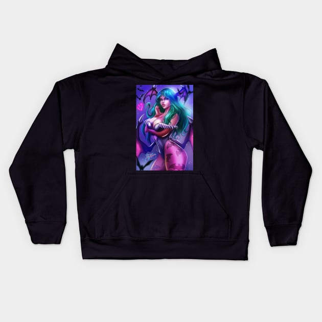 Morrigan Kids Hoodie by Dhaxina